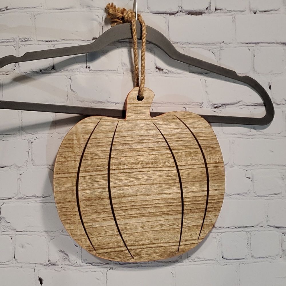 Wooden Pumpkin trivet